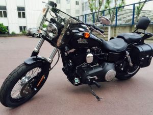 Sacoche Myleatherbikes Harley Dyna Street Bob_182